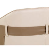 Two-Toned Leather Lounge Chair by Splendido Carter Accent Chair, alternate view 6