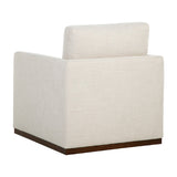Track-Armed Swivel Lounge Chair by Splendido Portman Accent Chair, alternate view 4