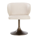 Pedestal Swivel Dining Chair by Splendido Simone, alternate view 3