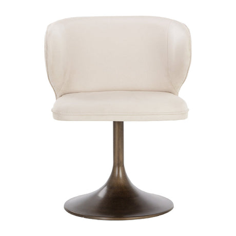 Pedestal Swivel Dining Chair by Splendido Simone, alternate view 3
