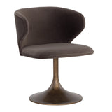 Pedestal Swivel Dining Chair by Splendido Simone, alternate view 11