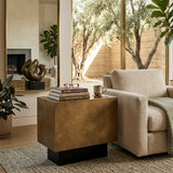 Rectangular Brass Side Table by Splendido Blakely, alternate view 2