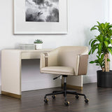 Two-Toned Leather Office Chair by Splendido Carter, alternate view 2