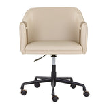 Two-Toned Leather Office Chair by Splendido Carter, alternate view 3