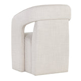 Fabric Upholstered Wheel Dining Armchair by Splendido Kendrick Dining Chair, alternate view 5