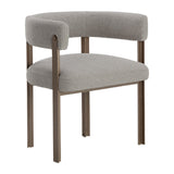 Curved Wood Frame Dining Armchair by Splendido Mae Dining Chair