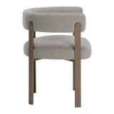 Curved Wood Frame Dining Armchair by Splendido Mae Dining Chair, alternate view 4