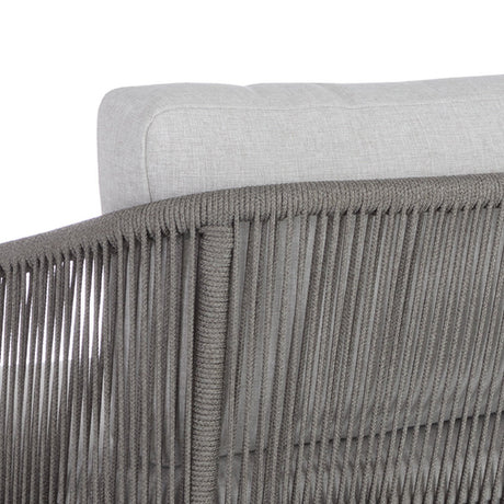 Gray Rope Outdoor Sofa by Splendido Allariz, alternate view 8