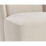 Upholstered Wheel Dining Chair by Splendido Amita, alternate view 6
