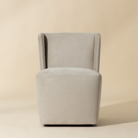 Upholstered Wheel Dining Chair by Splendido Amita, alternate view 9