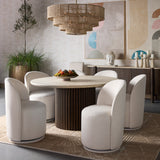 Fabric Swivel Dining Chair by Splendido Cavoli, alternate view 13