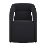 Fabric Upholstered Wheel Dining Armchair by Splendido Kendrick Dining Chair, alternate view 14