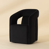 Fabric Upholstered Wheel Dining Armchair by Splendido Kendrick Dining Chair, alternate view 20