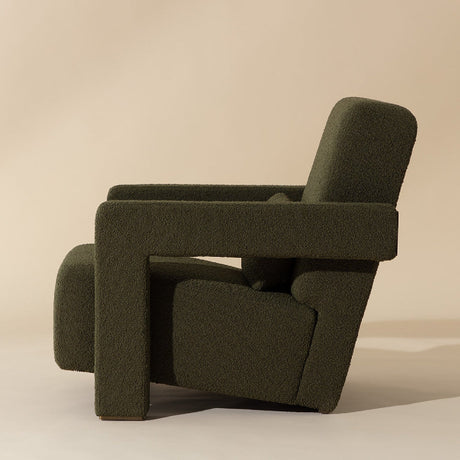 Modern Fabric Lounge Chair by Splendido Forester Accent Chair, alternate view 11