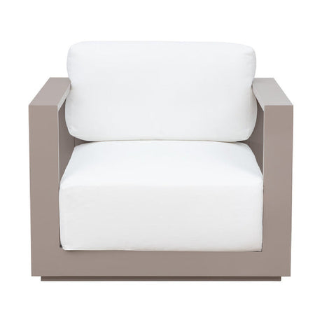 Aluminum Framed Outdoor Lounge Armchair by Splendido Tavira Outdoor Lounge Chair, alternate view 3