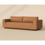 Italian Leather Sofa by Splendido Anakin, alternate view 3