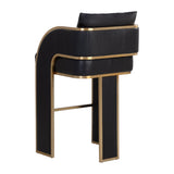 3-Legged Leather Bar Stool by Splendido Baz Barstool, alternate view 12