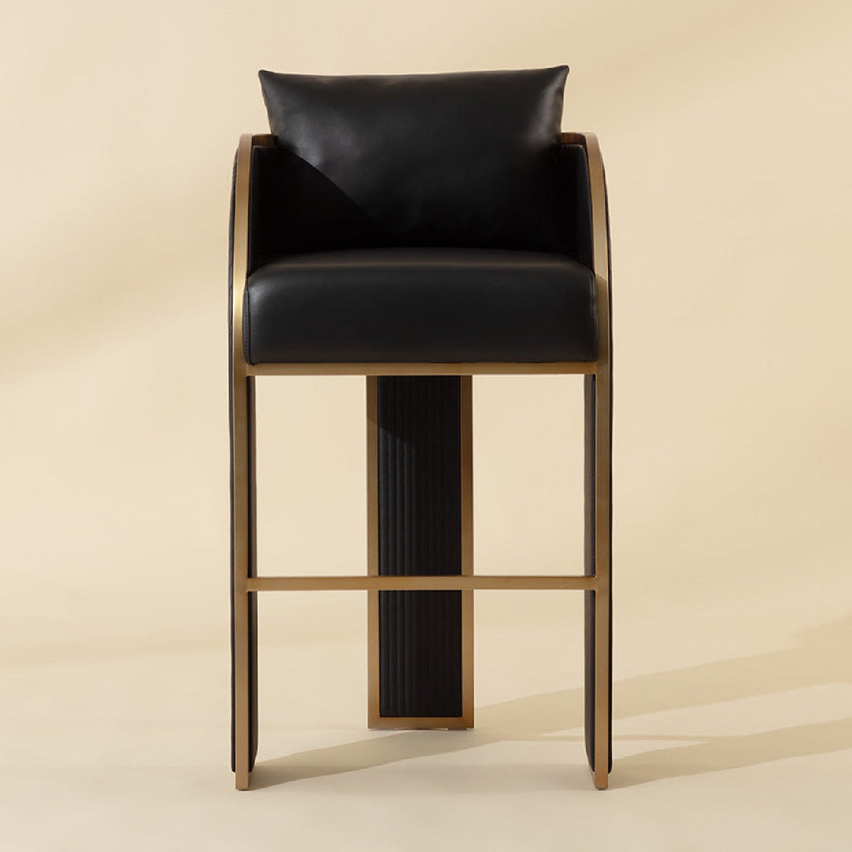 3-Legged Leather Bar Stool by Splendido Baz Barstool, alternate view 14