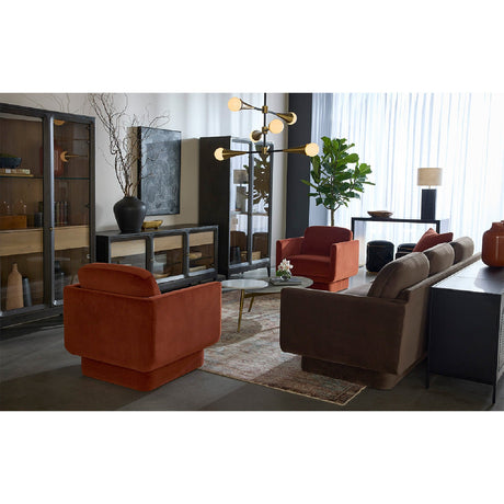 Retro Style Fabric Sofa by Splendido Everton, alternate view 12
