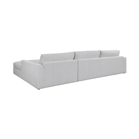White Left Sofa Chaise by Splendido Merrick, alternate view 5