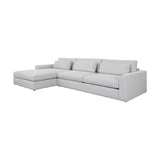 White Left Sofa Chaise by Splendido Merrick, alternate view 4