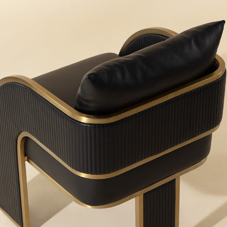3-Legged Leather Dining Chair by Splendido Baz, alternate view 16