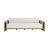 Twisted Wicker Outdoor Sofa by Splendido Tibi