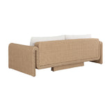 Twisted Wicker Outdoor Sofa by Splendido Tibi, alternate view 4