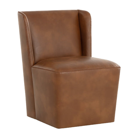 Upholstered Wheel Dining Chair by Splendido Amita, alternate view 12