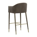 Cream Leather Bar Stool by Splendido Kylin Barstool, alternate view 4