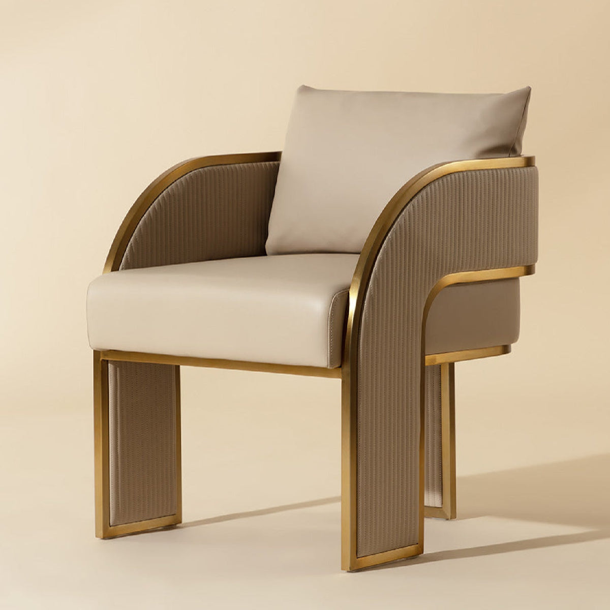3-Legged Leather Dining Chair by Splendido Baz, alternate view 8