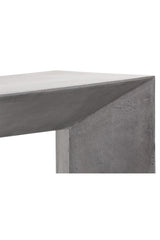Gray Concrete Indoor/Outdoor Console Table by Splendido Noman, alternate view 4