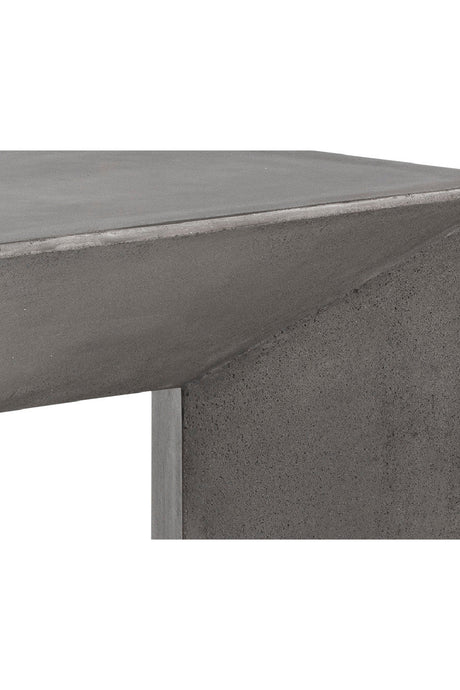 Concrete Outdoor Bench by Splendido Nomad Outdoor Lounge Chair, alternate view 6