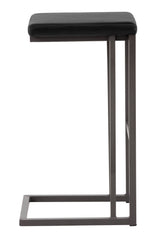 Leather Look Cantilevered Bar Stool by Splendido Boone Barstool, alternate view 8