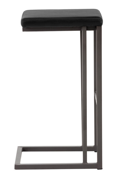 Leather Look Cantilevered Bar Stool by Splendido Boone Barstool, alternate view 8