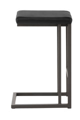 Black Leather Look Counter Stools (2) by Splendido Boone, alternate view 11