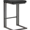 Black Leather Look Counter Stools (2) by Splendido Boone, alternate view 9