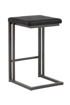 Black Leather Look Counter Stools (2) by Splendido Boone, alternate view 9