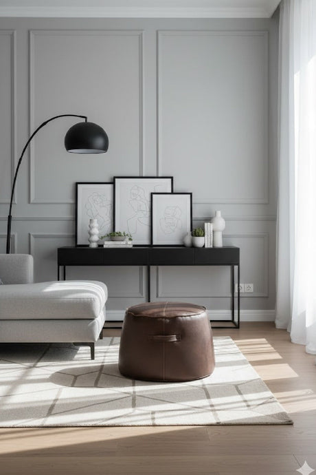 Ottoman with Decorative Handles by Splendido Mitchell Pouf, alternate view 19