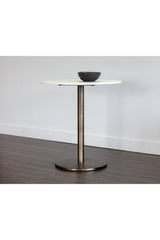 White Carrara Marble Counter Table by Splendido Enco Dining Table, alternate view 7