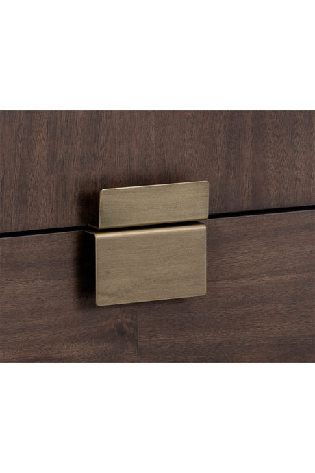 Dark Acacia Veneer 6-Drawer Dresser by Splendido Jade, alternate view 5