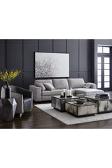 Gray Faceted Indoor/Outdoor End Table by Splendido Constance Side Table, alternate view 7