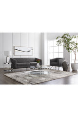Gray Faceted Indoor/Outdoor End Table by Splendido Constance Side Table, alternate view 8