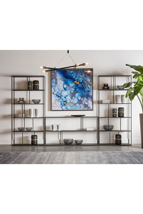 Modern Open Shelving Bookcase by Splendido Eiffel, alternate view 3