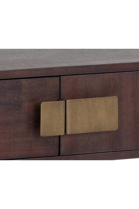 Brown Wooden 2-Drawer Console Table by Splendido Jade, alternate view 6