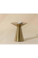 Yellow Gold End Table by Splendido Carmel Side Table, alternate view 7