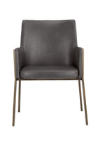 Leather Look Dining Armchair by Splendido Bernadette Dining Chair, alternate view 12