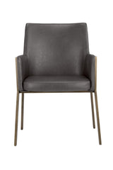 Leather Look Dining Armchair by Splendido Bernadette Dining Chair, alternate view 12