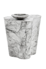 Marble-Look Indoor/Outdoor End Table S by Splendido Ava Side Table, alternate view 3