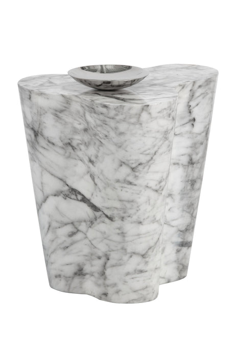Marble-Look Indoor/Outdoor Side Table L by Splendido Ava, alternate view 4